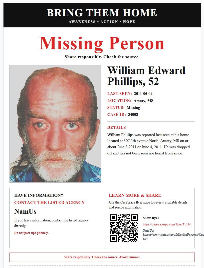 William Phillips flyer